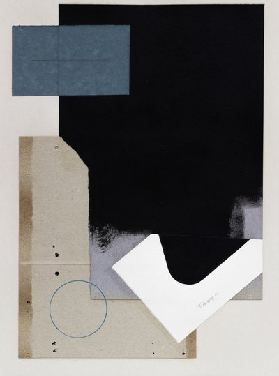 Collage geometrico moderno da Ildefonso Martín