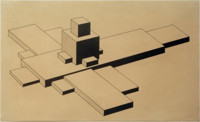 Progetto architettonico da Ilja Grigorewitsch Tschaschnik