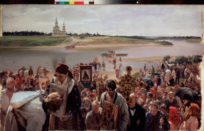 Processione di Pasqua da Illarion Mikhailovich Pryanishnikov