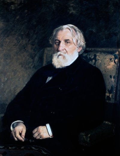 Ritratto di Ivan Sergeyevich Turgenev da Ilya Efimovich (after) Repin