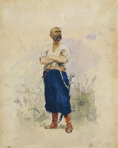Un Zaporozhian da Ilya Efimovich Repin