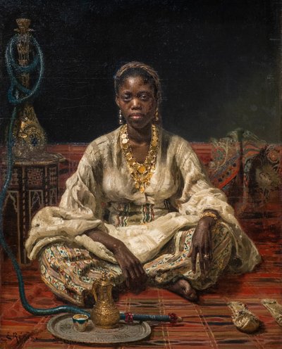DONNA NERA da Ilya Efimovich Repin