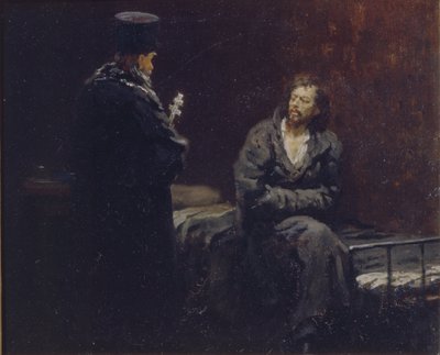Prima della confessione da Ilya Efimovich Repin