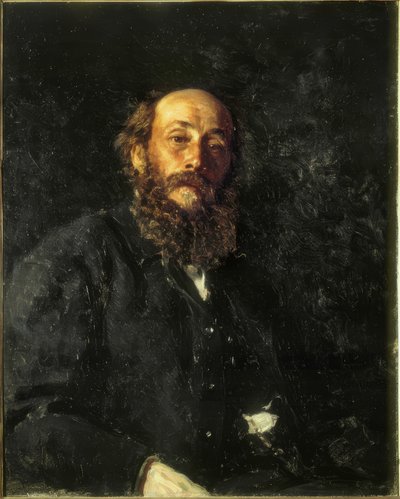 Ritratto del pittore Nikolai Gay da Ilya Efimovich Repin