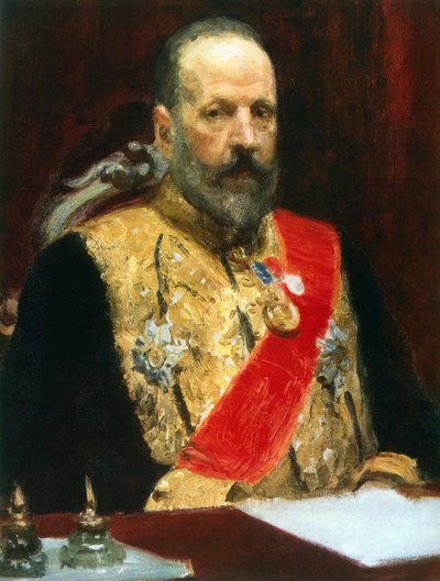 Conte Witte, statista russo, c. 1901-1903 da Ilya Efimovich Repin