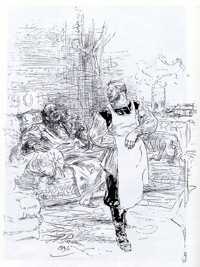 Illustrazione per il romanzo La morte di Ivan Il