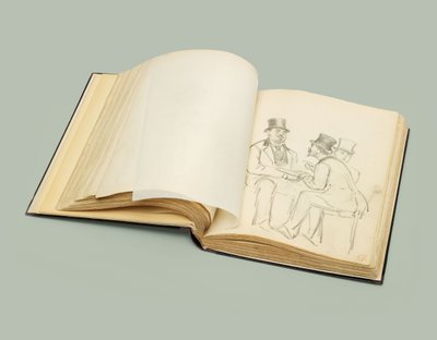 Taccuino parigino di Ilya Repin con 120 disegni, datato 1872-1875, c. 1872-1875 da Ilya Efimovich Repin