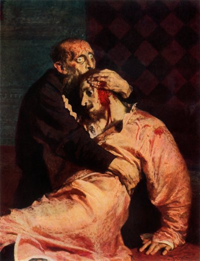 Ivan il Terribile e suo figlio Ivan il 16 novembre 1581 da Ilya Efimovich Repin