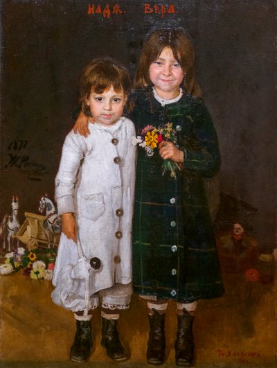Nadia e Véra Repine da Ilya Efimovich Repin