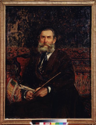 Ritratto del pittore Alexei Bogolyubov da Ilya Efimovich Repin