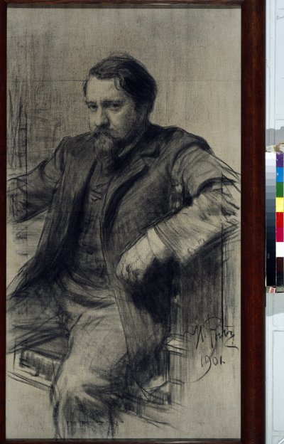 Ritratto del pittore Valentin Aleksandrovitch Serov da Ilya Efimovich Repin