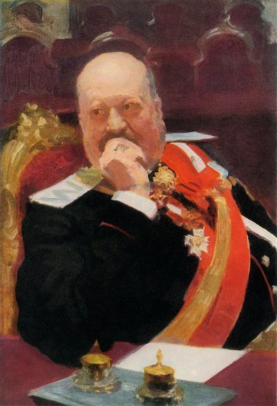 Ritratto di A. P. Ignatiev da Ilya Efimovich Repin