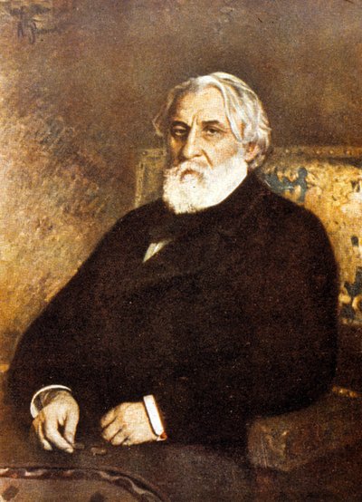 Ritratto di Ivan Sergeevich Turgenev (1818-83) da Ilya Efimovich Repin