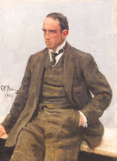 Ritratto di Paolo Troubetzkoy da Ilya Efimovich Repin
