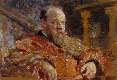 Ritratto di Pavel Viktorovich Delarov da Ilya Efimovich Repin