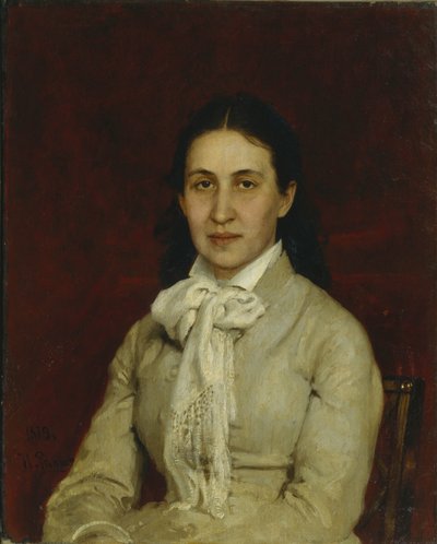 Ritratto di Yelizaveta Grigoryevna Mamontova 1847-1908, 1878 da Ilya Efimovich Repin