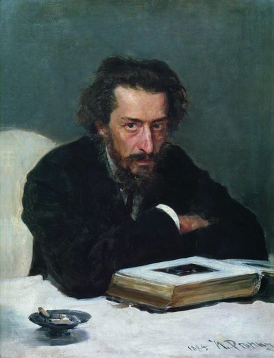 Ritratto del compositore Pavel Ivanovich Blaramberg, 1884 da Ilya Efimovich Repin