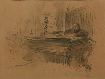 Ritratto del compositore Aleksey Fedorovich Kal, 1906 da Ilya Efimovich Repin