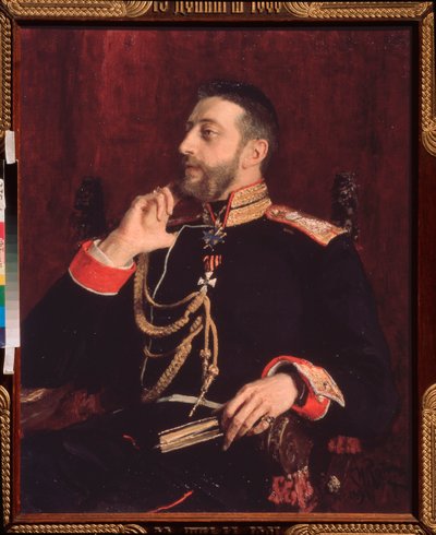 Ritratto del poeta K.R. (Granduca Konstantin Konstantinovich di Russia) (1858-1915) da Ilya Efimovich Repin