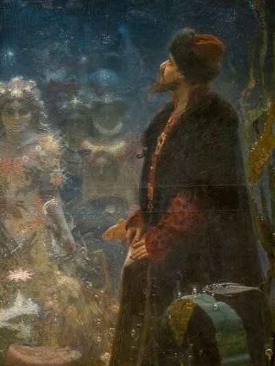 Sadko nel regno sottomarino (dettaglio) da Ilya Efimovich Repin