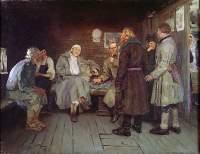 Racconto di soldati, 1877 da Ilya Efimovich Repin