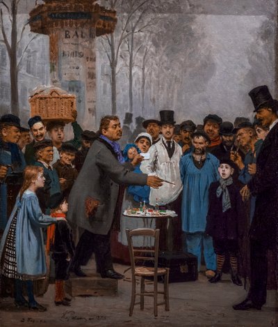 IL VENDITORE DI NOVITÀ A PARIGI da Ilya Efimovich Repin