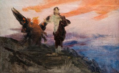 La tentazione di Cristo da Ilya Efimovich Repin