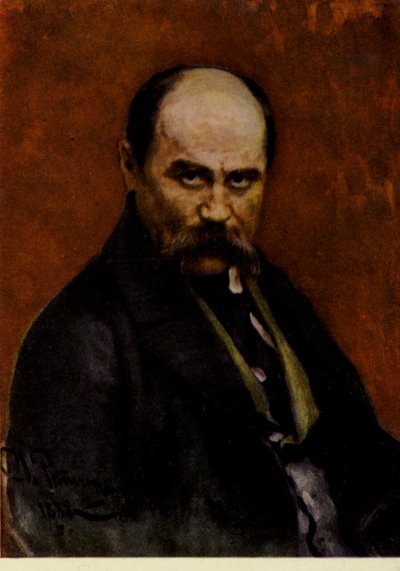 Taras Shevchenko, poeta e artista ucraino da Ilya Efimovich Repin