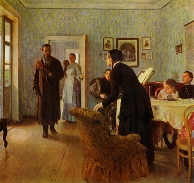 Ritorno inaspettato, 1884, 1965 da Ilya Efimovich Repin