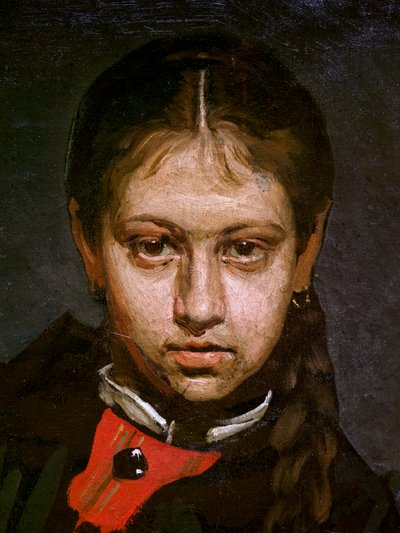 Vera Chevtsova (dettaglio) da Ilya Efimovich Repin