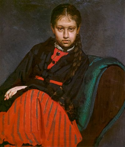 Vera Chevtsova da Ilya Efimovich Repin