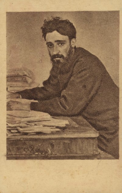 Vsevolod Garshin, scrittore di racconti russo da Ilya Efimovich Repin