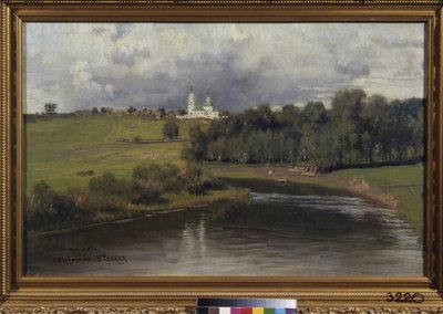 Vista del villaggio Varvarino da Ilya Efimovich Repin