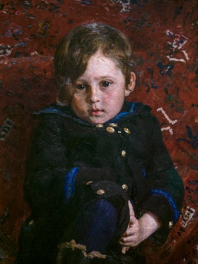 Yuri Repin da bambino (dettaglio) da Ilya Efimovich Repin
