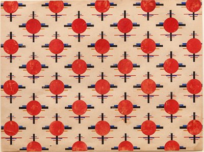 Motivo suprematista. Design del tessuto, ca 1921 da Ilya Grigorevich Chashnik