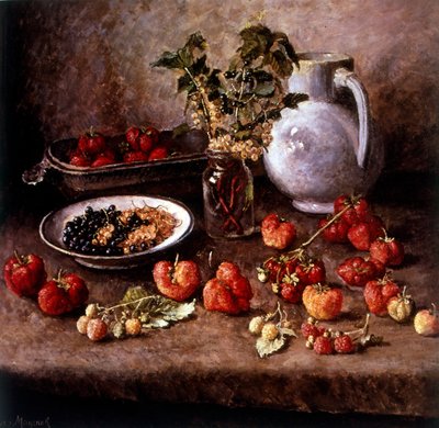 Natura morta con fragole da Ilya Ivanovich Mashkov