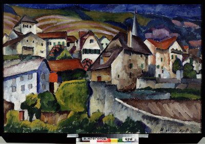 Una piccola città in Svizzera da Ilya Ivanovich Mashkov