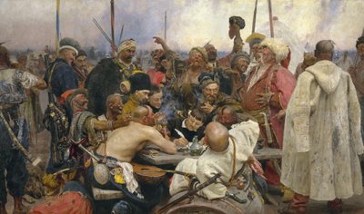 Risposta dei cosacchi zaporoghi da Ilya Efimovich Repin