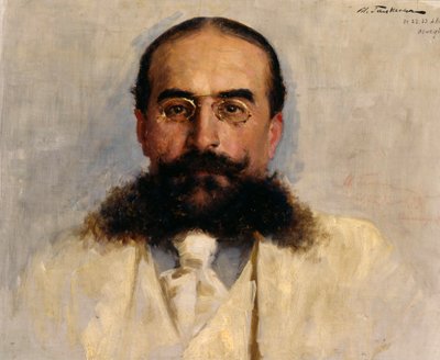 Ritratto di Vladimir I. Nemirovich-Danchenko 1858-1943, 1899 da Ilya Savvich Galkin