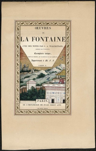 Favole di La Fontaine da Imam Bakhsh Lahori