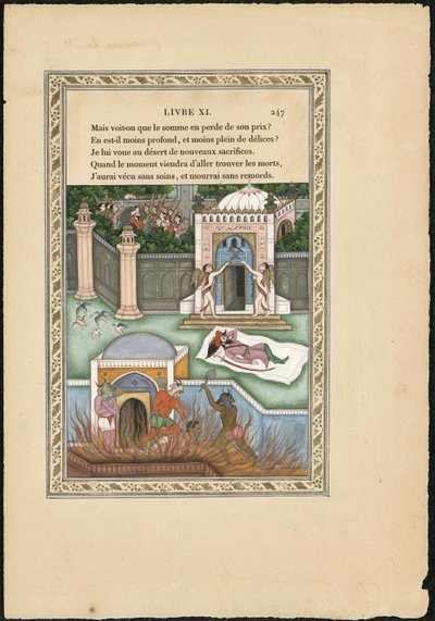 Il sogno del Mogol, 1837-1839 da Imam Bakhsh Lahori