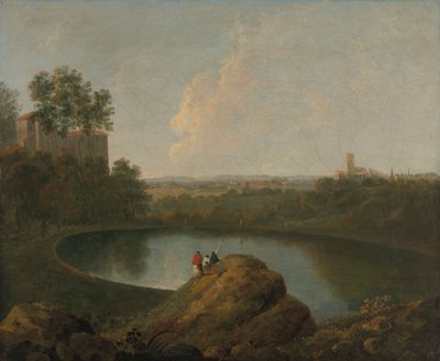La testa del Lago di Nemi da Imitator of Richard Wilson RA
