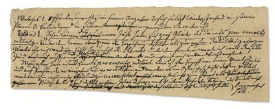 Manoscritto autografo, in tedesco, note sulla filosofia e l