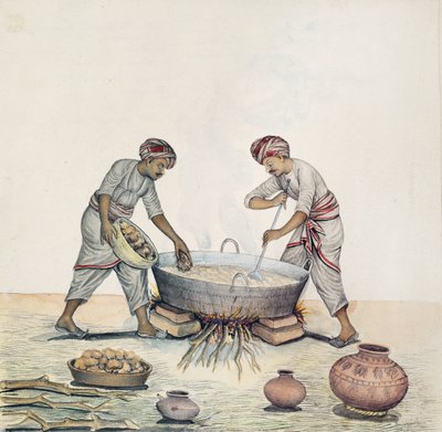 Produzione di zucchero, Bombay da Indian School