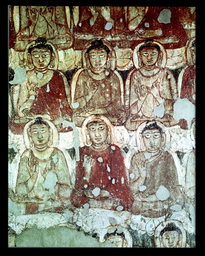 Una Moltitudine di Buddha Seduti, dettaglio, dall