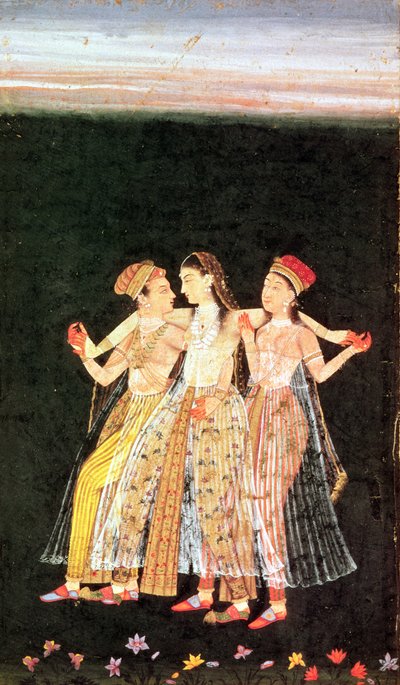 Un principe con due concubine da Indian School