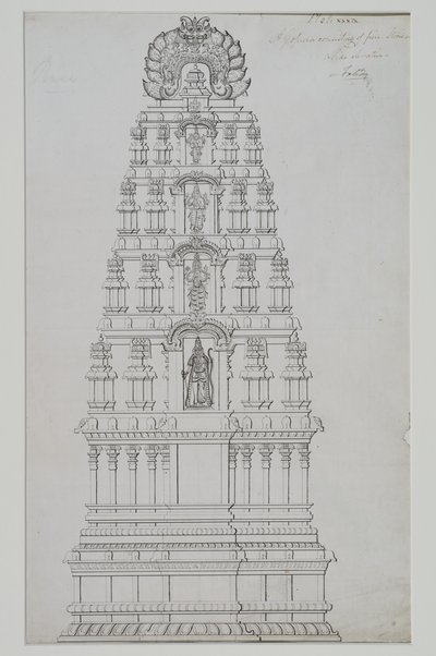 Un gopuram a cinque piani da Indian School