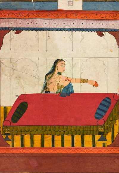 Un amante desolato, frammento da un Rasamanjari da Indian School