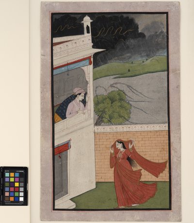 Una donna va a casa del suo amante durante un temporale da Indian School