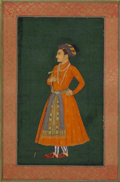 Un principe vestito di arancione, illustrazione da 